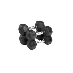 Rubber Hex Dumbbell
