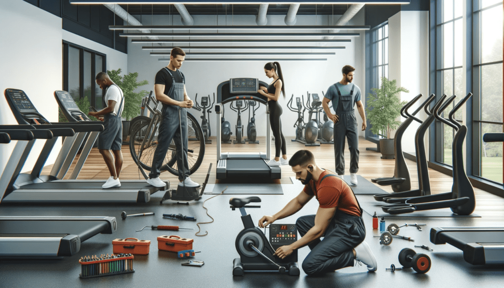 repairing fitness equipment