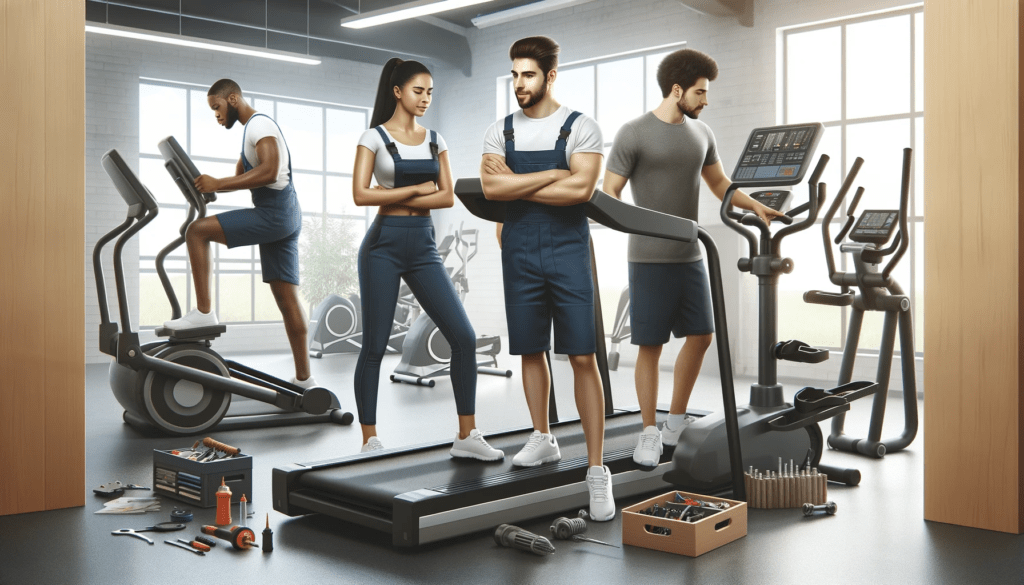 repairing fitness equipment