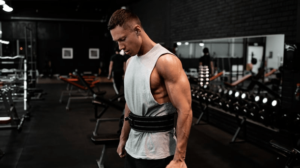 a man is working out